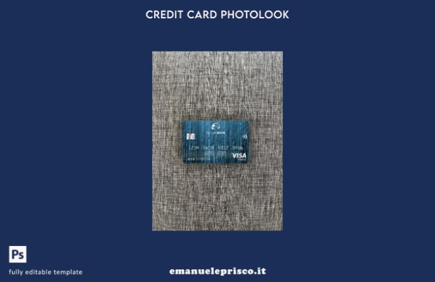 modello frontale photolook per carta classica visto Moldova Victoriabank stile v